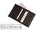 Protege CB protection RFID  6 poches cuir noir