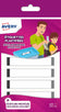 Etiquette plastifiée waterproof  86x17- sachet de 24