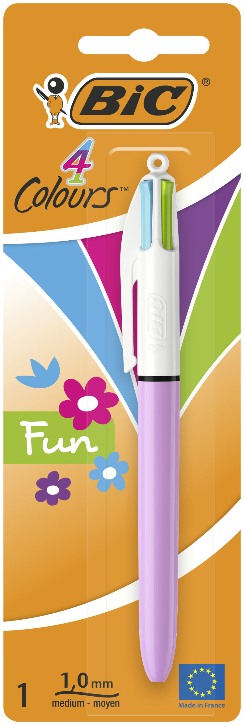 Stylo Bille 4 Couleurs Fashion - BIC