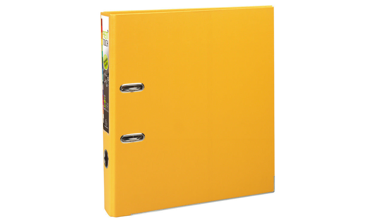 Classeur polypropylène premtouch dos de 50 jaune