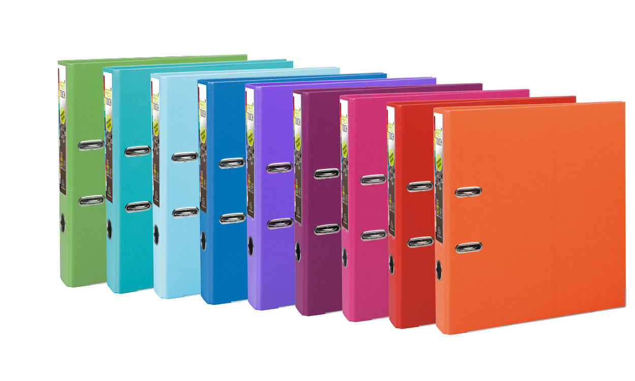 Classeur polypropylène premtouch dos de 80 lilas