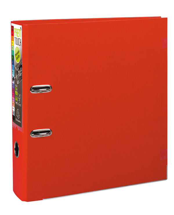 Classeur polypropylène premtouch dos de 80 rouge