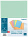 chemise 1 rabat latéral  160g vert paquet de  100