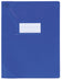 Protege-cahier 17x22 opaque bleu