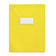 Protege-cahier 17x22 opaque jaune