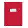Protege-cahier 17x22 opaque rouge