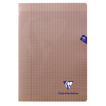 Cahier A4 piqure 96 pages seyes Mimesys - noir