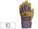 Gants de protection travaux milieu sec -taille 10- la paire