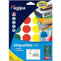 Etiquettes Couleur Assorties Diamètre 30mm P/168
