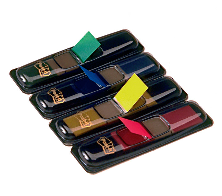 Index post-it etroit set de 4 couleurs classiques
