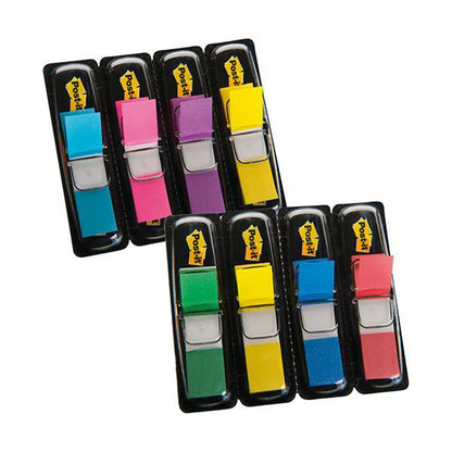 Index post-it etroit set de 4 couleurs classiques
