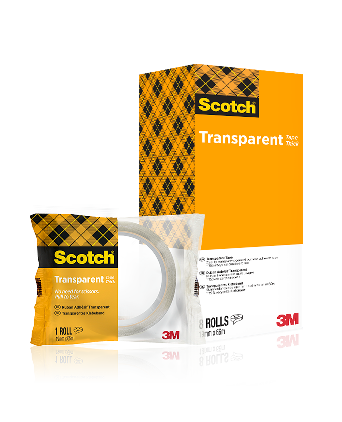 Adhésif transparent 19x66 scotch