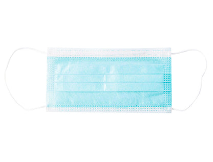Masque polypropylène bleu 3 plis b/50
