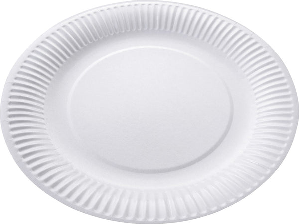 Assiette jet.carton plastifiel/100