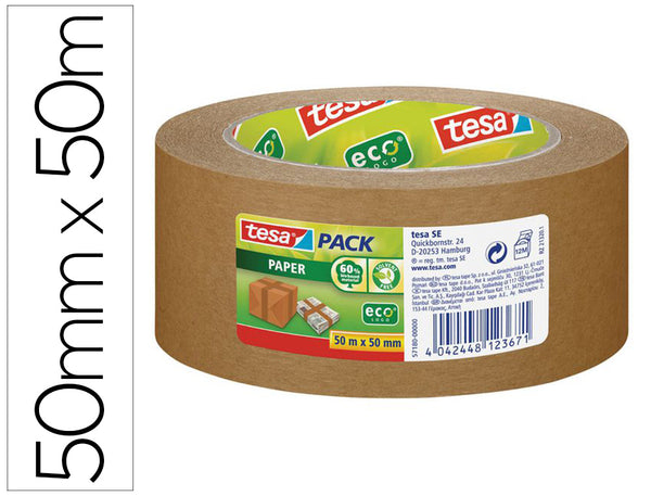 Adhésif papier ecologique 50x50 Tesa