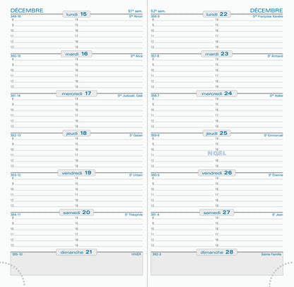 Agenda de Poche SL17 - Format Compact 9x17cm