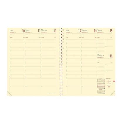 Agenda Manager 21x27 - Vue Hebdomadaire et Durable