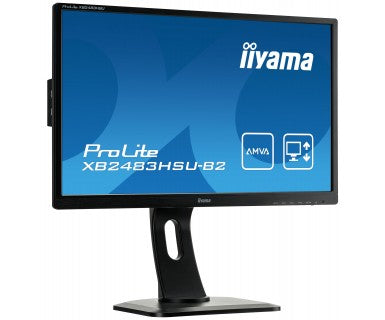 Écran led Prolite 24" - full hd, pied réglable en hauteur  avec pivot
