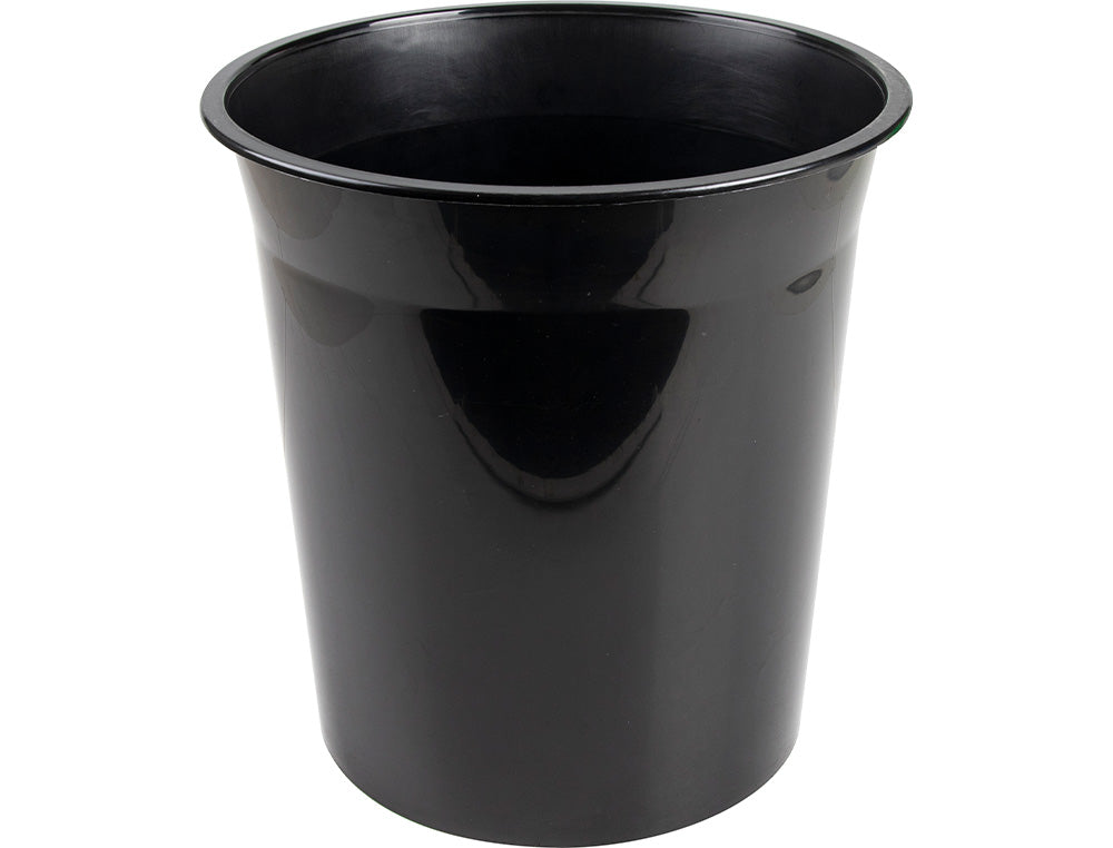 Corbeille papier 13l noir opaq