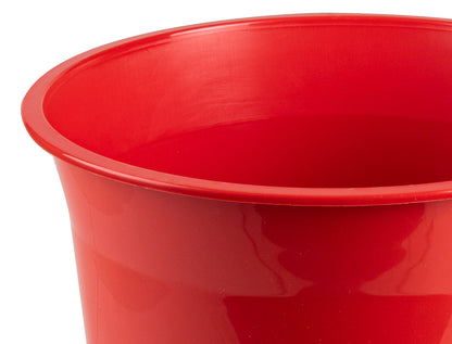 Corbeille papier 13l rouge opa