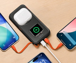 Power bank magnetique -10000mah-USB-A/USB-C