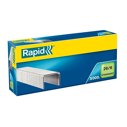 Agrafes 26/6 (rapid) boite 5000