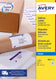 Etiquette jet d 'encre  38.1x21.2 -15feuilles-975 etiquettes