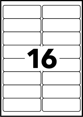 Etiquette d'adresse jet d'encre, 99,1 x 33,9 mm, blanc-boite de 240