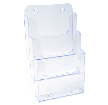 Porte-brochure A5  3 cases