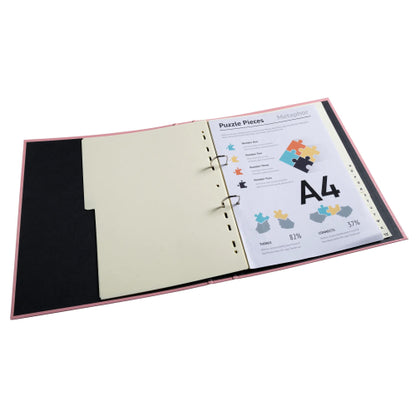 Intercalaires A4 alphabétique carte souple 24 positions ivoire
