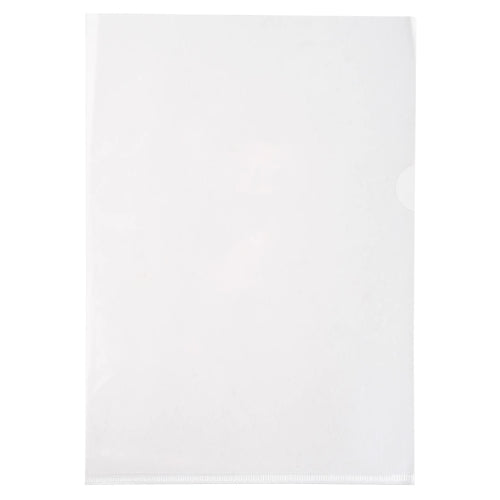Pochettes coin PVC lisse haute résistance incolore - A4 - Cristal sachet de 10