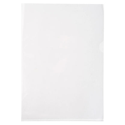 Pochettes coin PVC lisse haute résistance incolore - A4 - Cristal sachet de 10