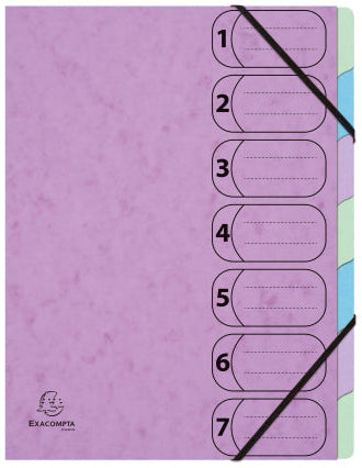 Trieur harmonika aquarel A4 -7 cases