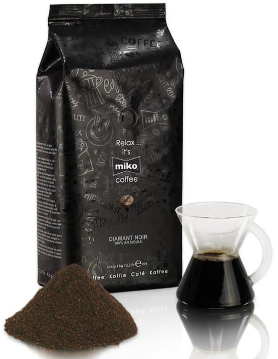 Café moulu Diamant Noir 1kg - Intensité 9/10