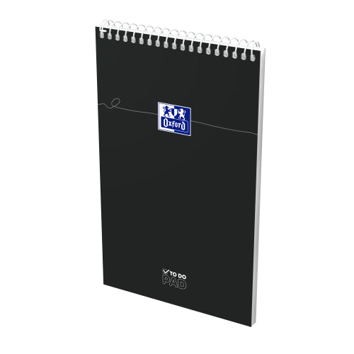 Bloc-notes reliure spirale  To Do 12x20 - Format Compact et Durable