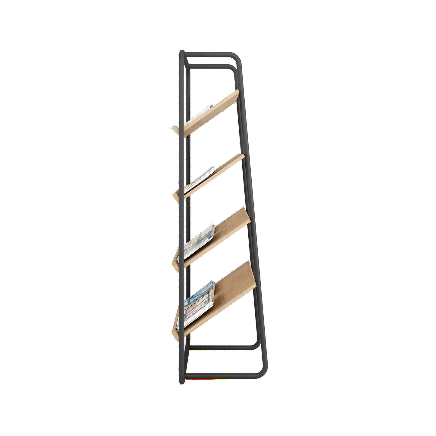 Présentoir Sol Modulaire 75x158x43 - Bois pour Documents A4
