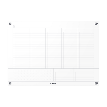Bloc Task Manager A4 - Planification Hebdomadaire