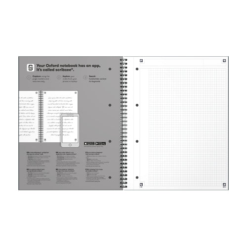 Cahier A4+ International  160 pages 5x5