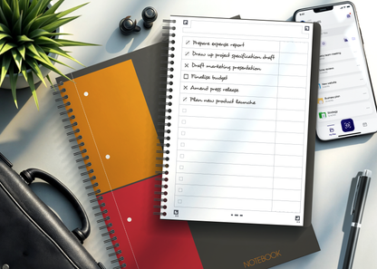 Cahier B5 Task Manager 160pages - pour une gestion de Tâches Optimisée