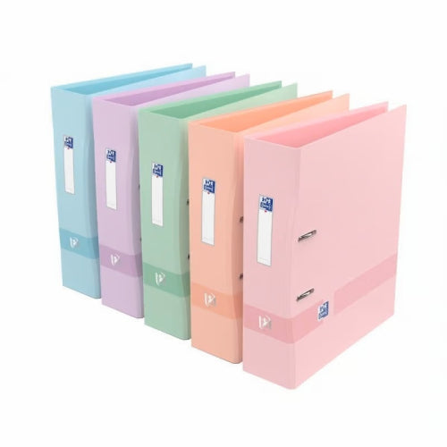 Classeur levier dos de 8cm color life a4+ assorti pastel