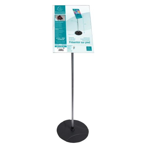 Présentoir sur pied alu A3  hauteur 100cm