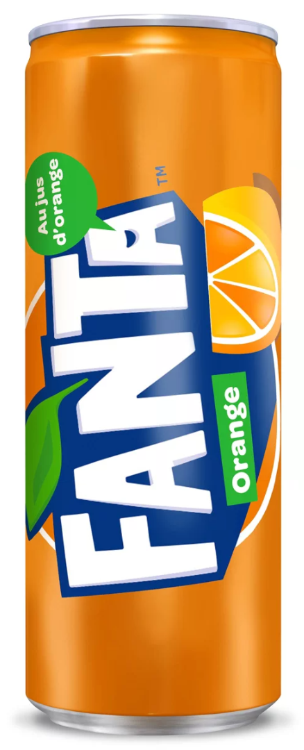Fanta orange-  Saveur Naturelle-33cl