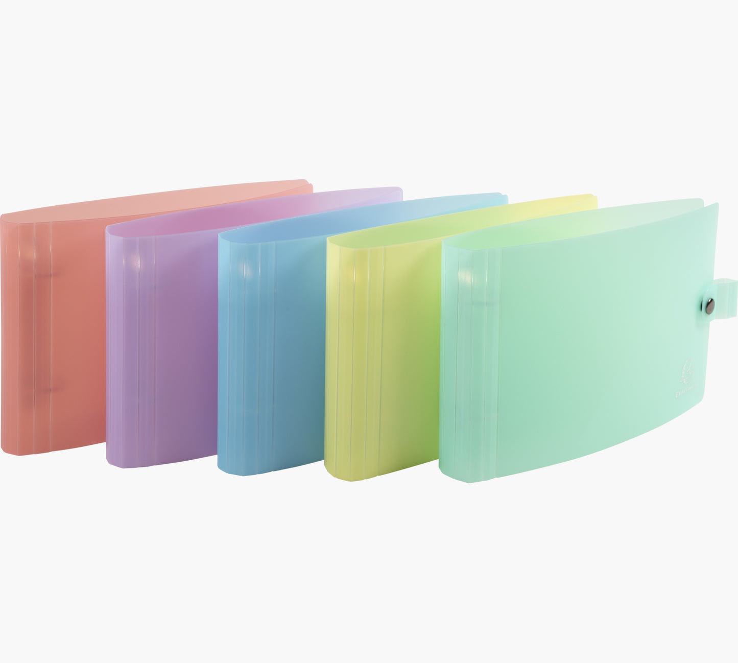 Classeur pour fiches polypro A5 dos 30mm pastel