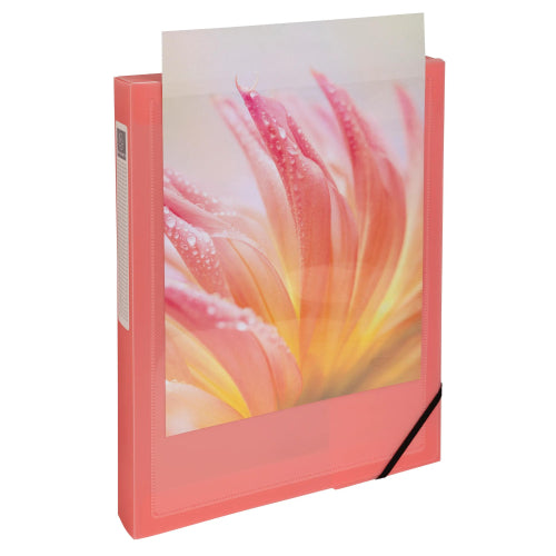 Boite classement polypropylène d40 kreacover pastel