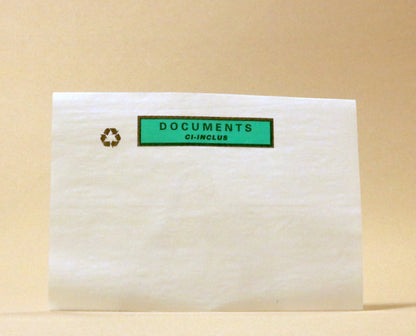 Pochettes doc inclus papier c5 paquet de 100