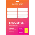 Etiquette 210x297mm jaune  -50feuilles-50 étiquettes