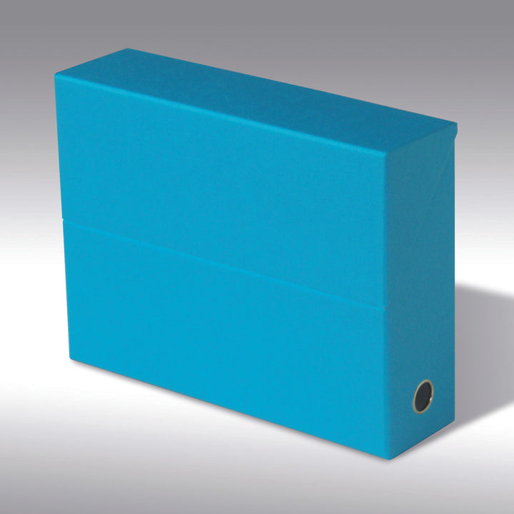 Boite de transfert 25x33mm dos 90mm toilé  bleu clair