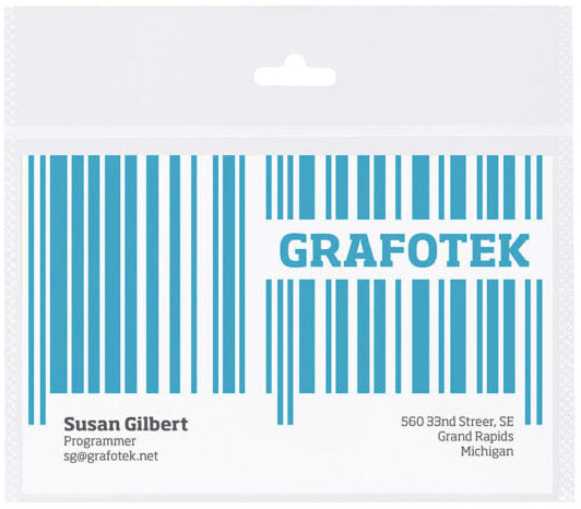 Portes badge biodégradables - 105x92mm -lot de 10