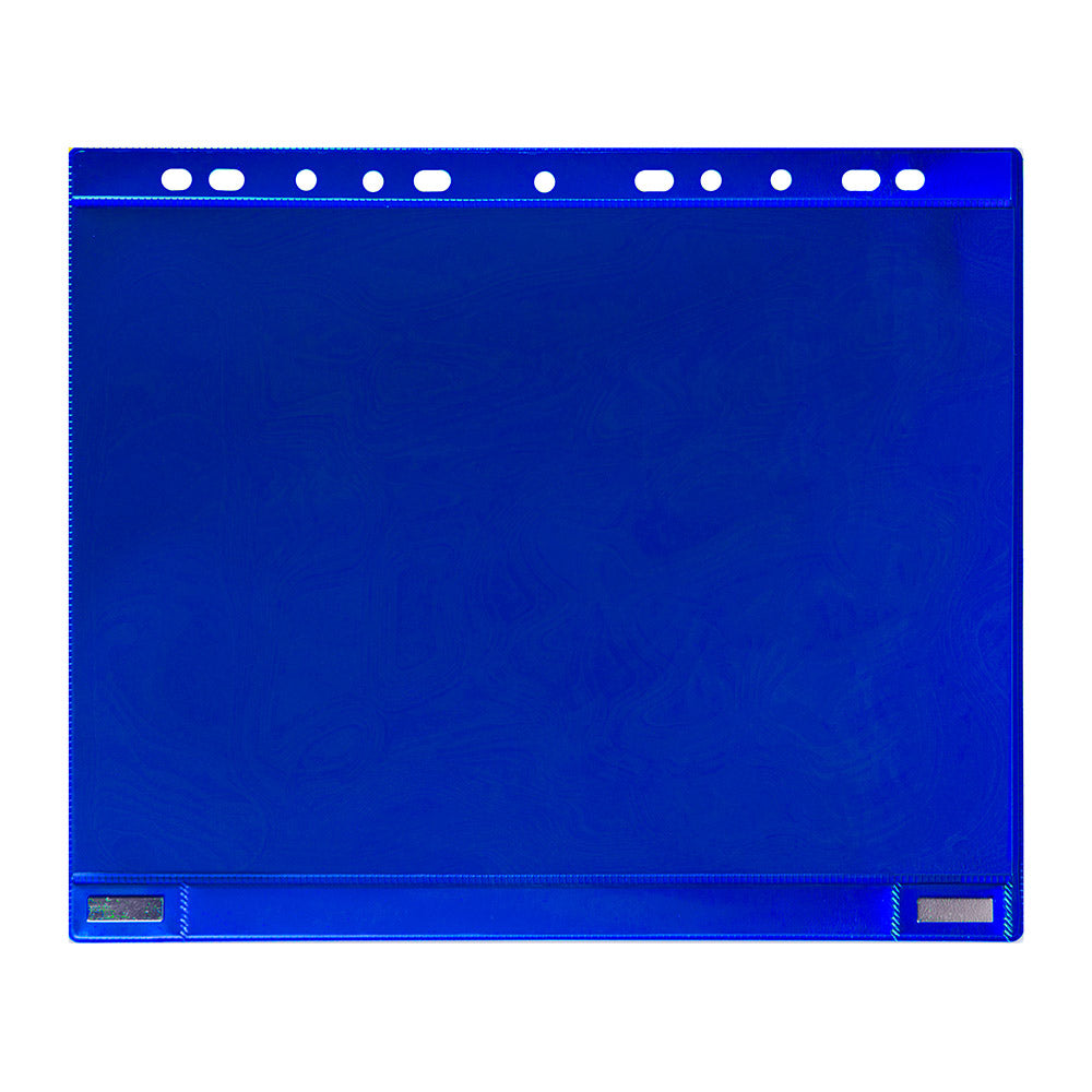 Pochette perforée magnétique A4- recto/verso - bleu