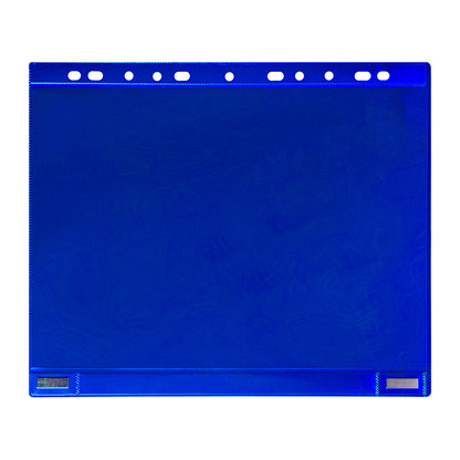 Pochette perforée magnétique A4- recto/verso - bleu